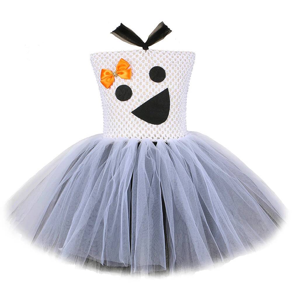 Baby Clothing For Girls - 화이트 블랙 고스트 투투 드레스 여아용,