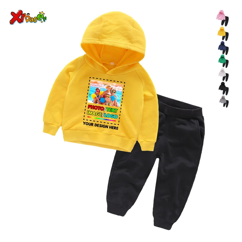 Baby Clothing Logo - 어린이 후드 세트, 소년 유아 아기