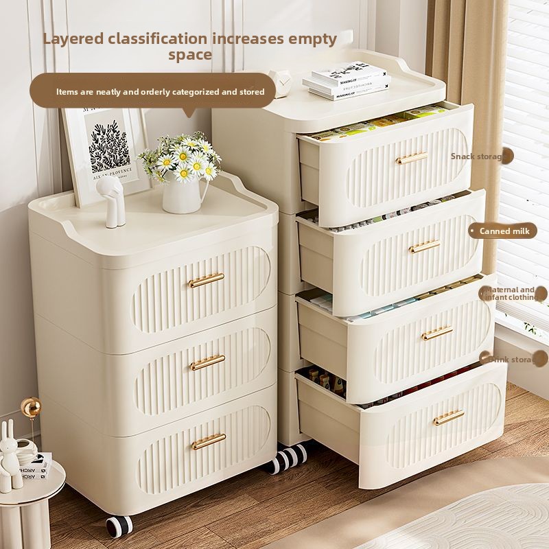 Baby Clothing Storage - 고급형 30-52칸 수납 서랍장 바퀴 달린