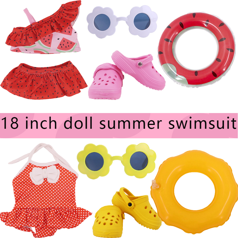 Baby Clothing For Girls - 헤드 플라워 수영복 물고기 비늘 스타일