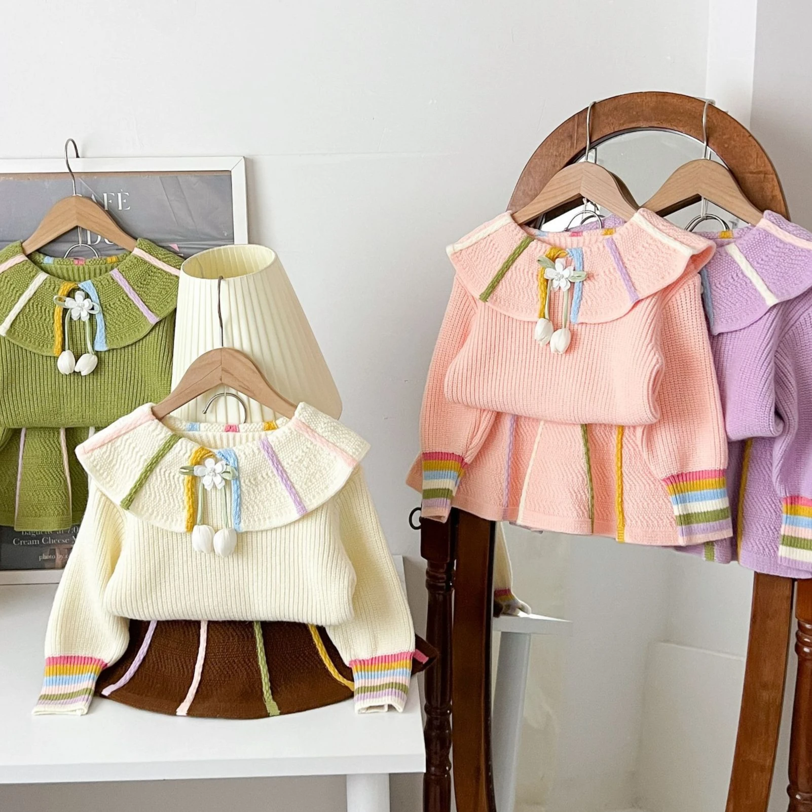 Baby Clothing Jumper - 여아 정장 세트 2026 봄 가을