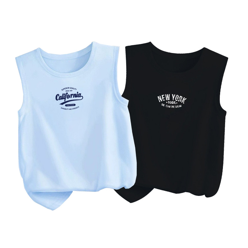 Baby Clothing Logo - 어린이용 캘리포니아 시티 조끼 소년용 민소매