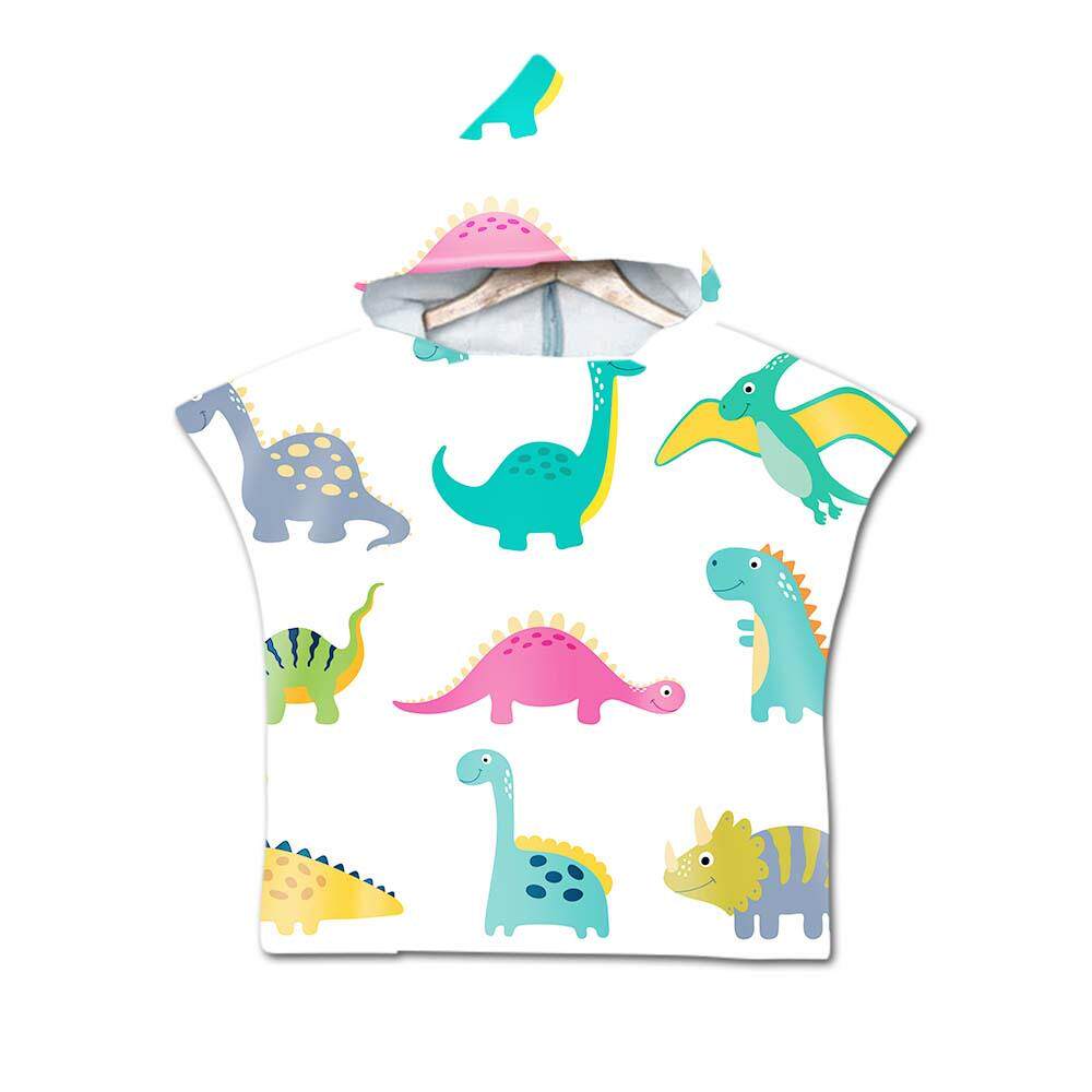 Hooded Bath Towel - 만화 캐릭터 어린이 후드 목욕 타월