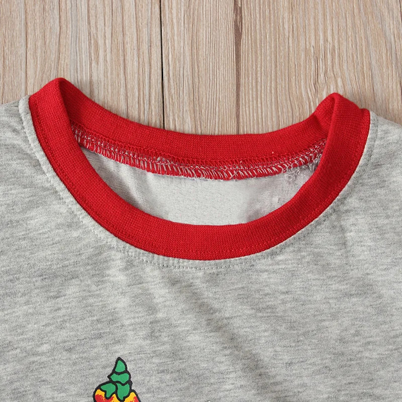 회색 산타 클로스 인쇄 어린이 잠옷 아기 소년 소녀 티 - Baby Clothing For Girls 리뷰 및 가격