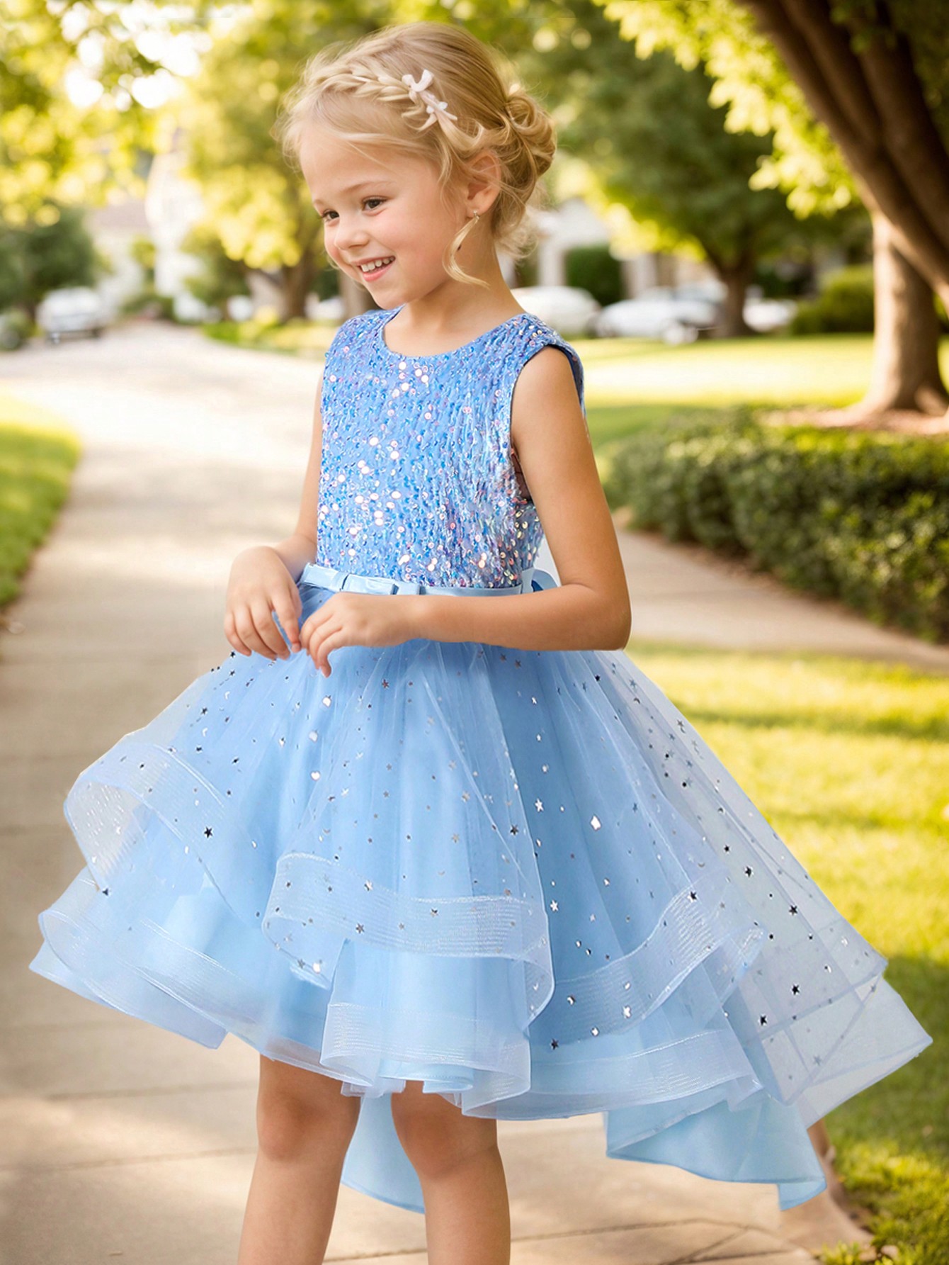아기 공주 꽃무늬 스팽글 드레스 오프숄더 유아 어린이  - Baby Clothing For Girls 리뷰 및 가격