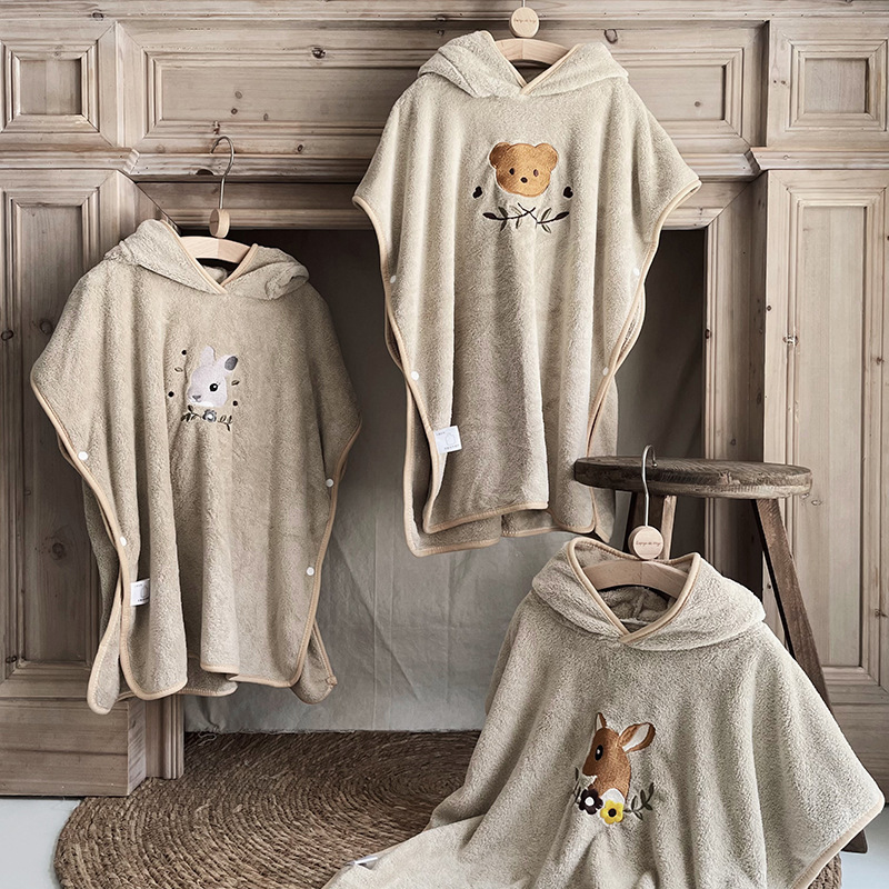 어린이 산호 양털 망토 목욕 가운 후드 목욕 타월 아기 - Hooded Bath Towel 리뷰 및 가격