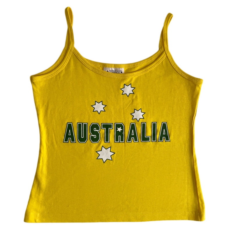 옐로우 프린트 Y2k 의류, 빈티지 펑크 이모 섹시한  - Baby Yellow Clothing Women 리뷰 및 가격