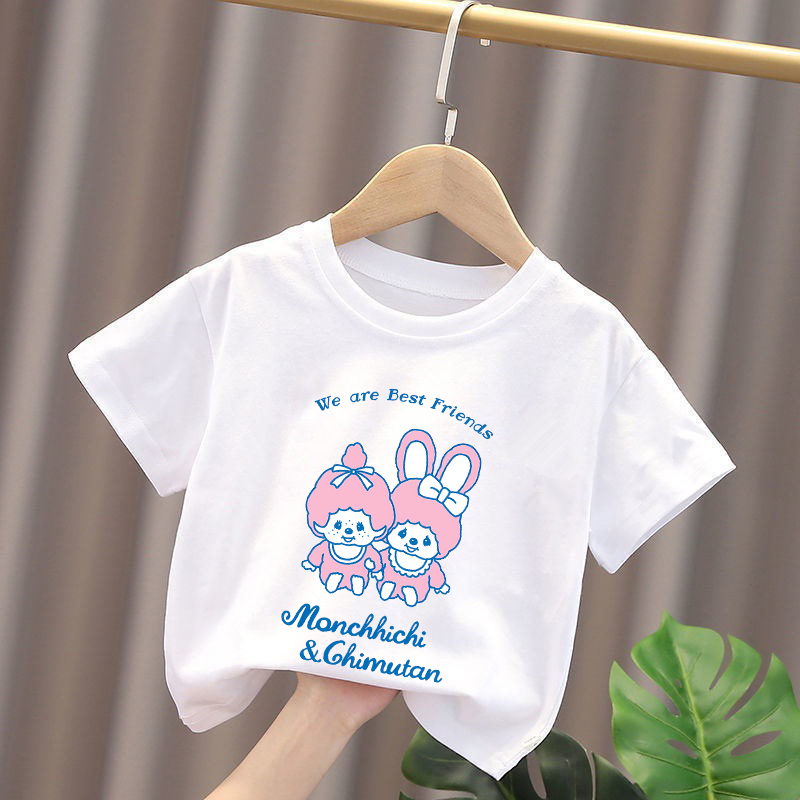 Monchhichi 키즈 티셔츠 애니메이션 피규어 소년 - Baby Clothing For Girls 리뷰 및 가격