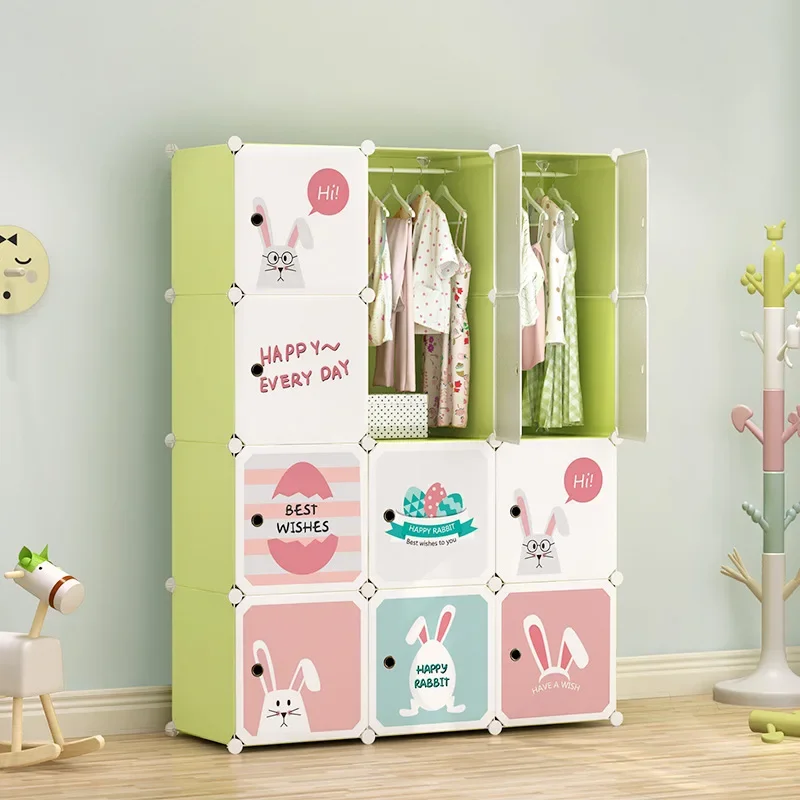 AOLIVIYA 간단한 만화 어린이 옷장, 경제적인 현 - Baby Clothing Storage 리뷰 및 가격
