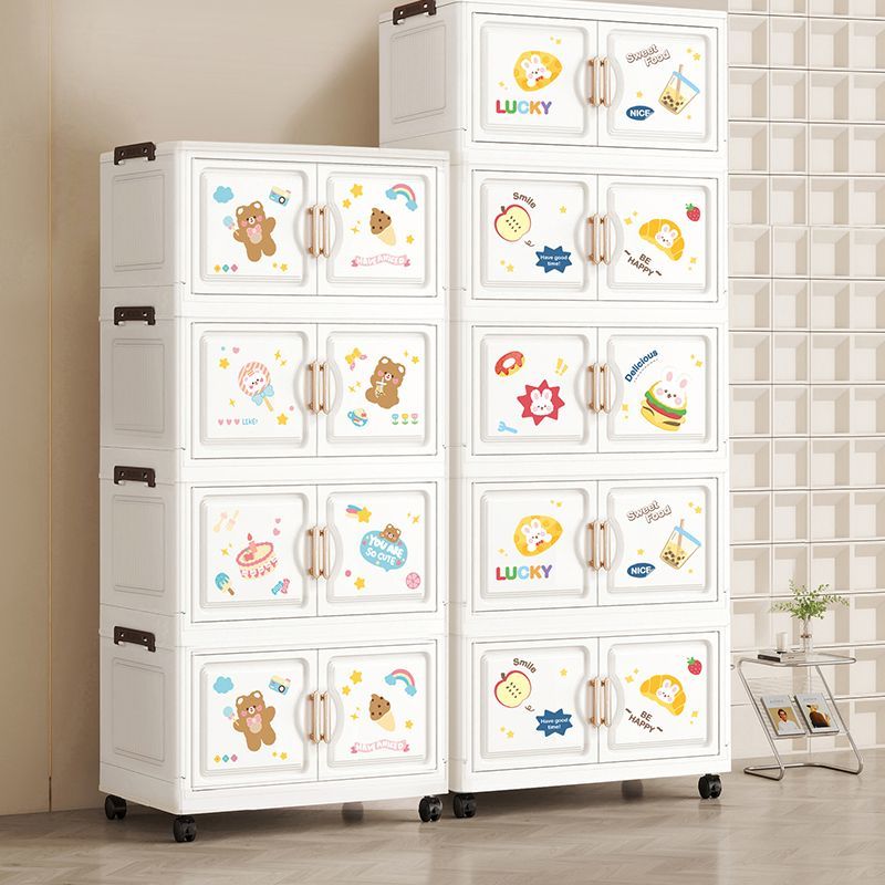 18.9 인치 만화 접이식 보관 상자, 1-6 계층 헤 - Baby Clothing Storage 리뷰 및 가격