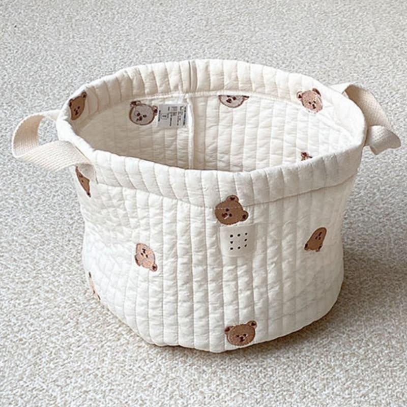 귀여운 곰 자수 기저귀 가방 기저귀 주최자 면화 엄마  - Baby Clothing Storage 리뷰 및 가격