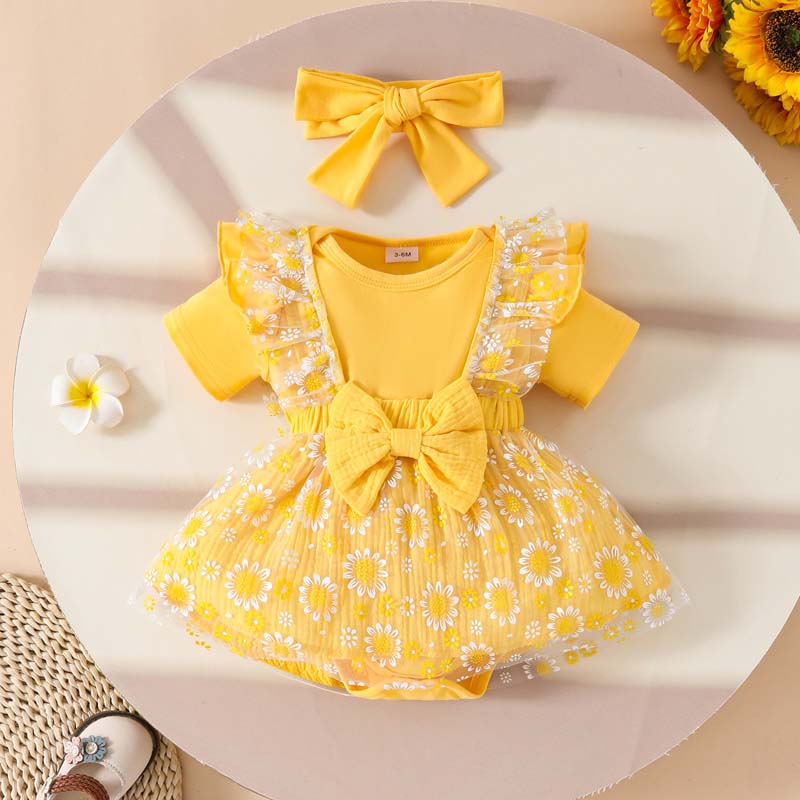 0-18개월 아기 여아 의류 3피스 의상 여름 짧은 소 - Baby Yellow Clothing Women 리뷰 및 가격