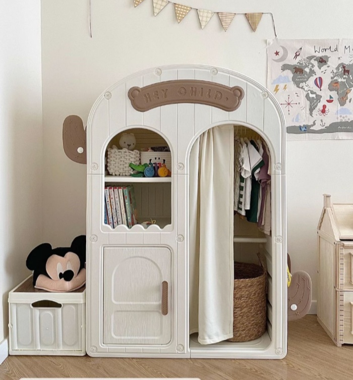 어린이 옷장 가정용 침실 수납장 아기 간단한 옷장 유아 - Baby Clothing Storage 리뷰 및 가격
