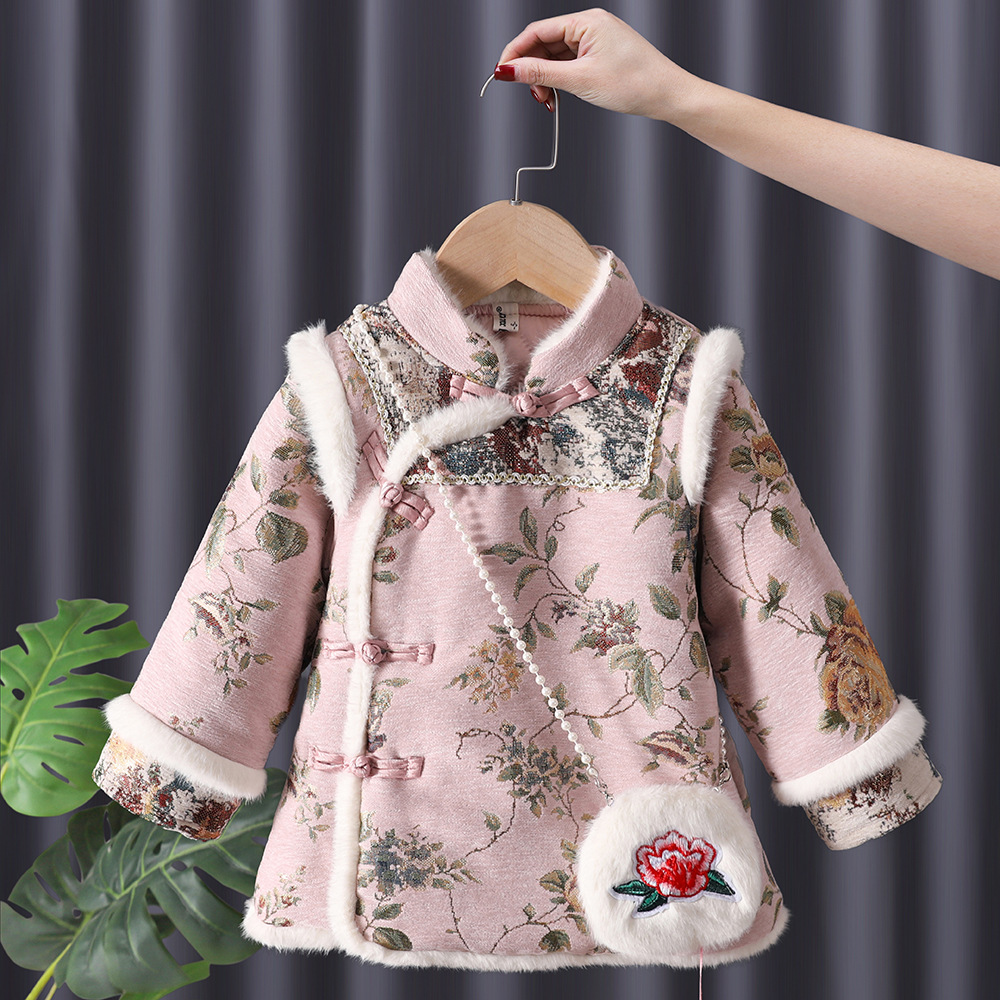 겨울 아기 ​​소녀 Hanfu 키즈 공주 당나라 Che - Baby Clothing Embroidery 리뷰 및 가격
