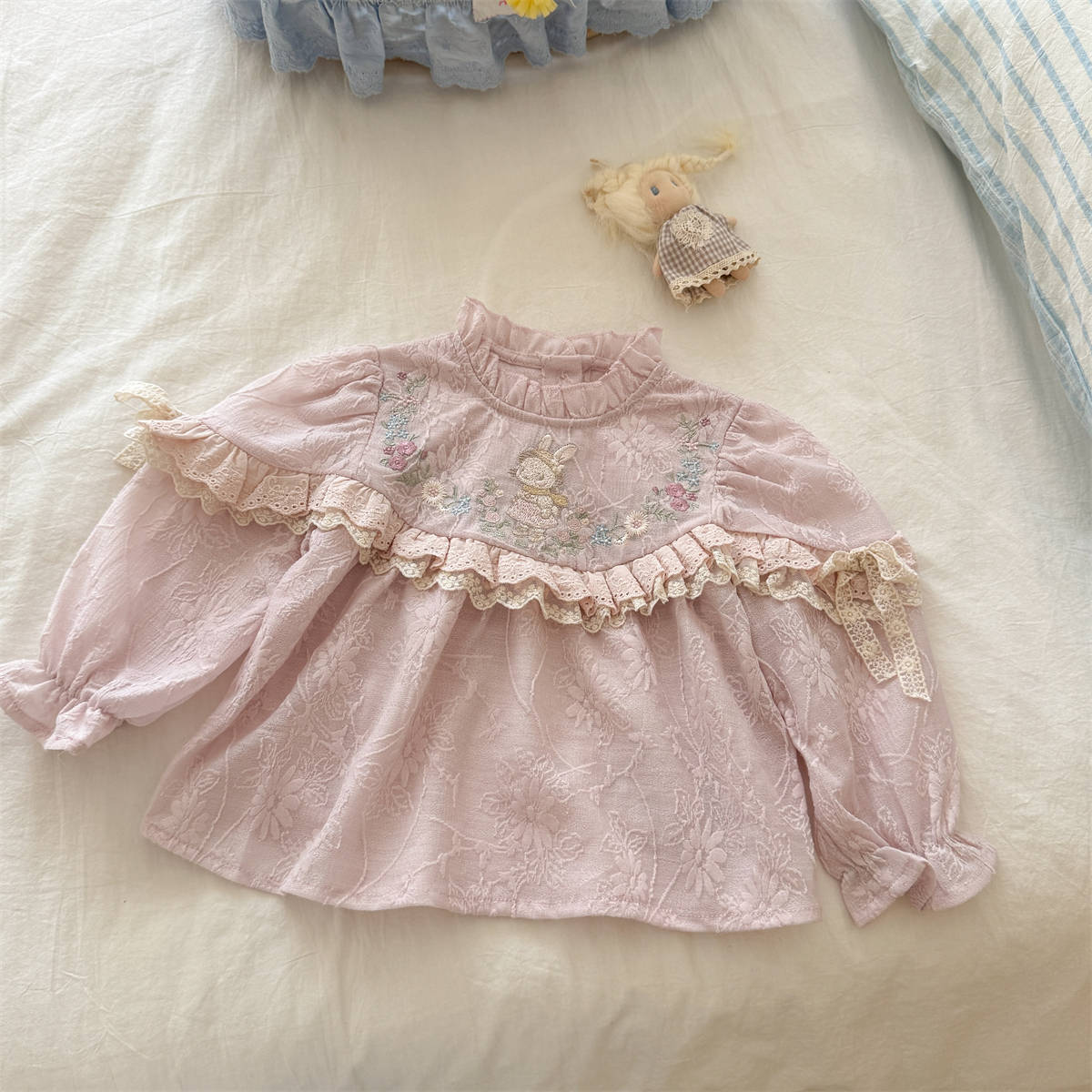 여아 셔츠 2026 봄/가을 신상 아동복 한국 스타일  - Baby Clothing Embroidery 리뷰 및 가격
