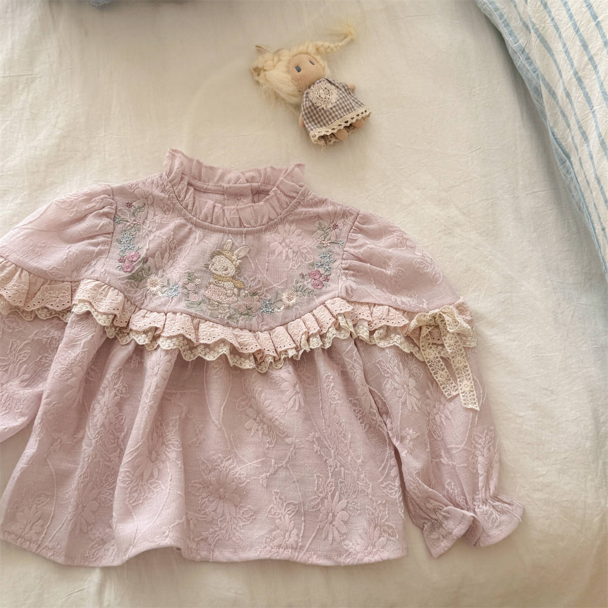 여아 셔츠 2026 봄/가을 신상 아동복 한국 스타일  - Baby Clothing Embroidery 리뷰 및 가격
