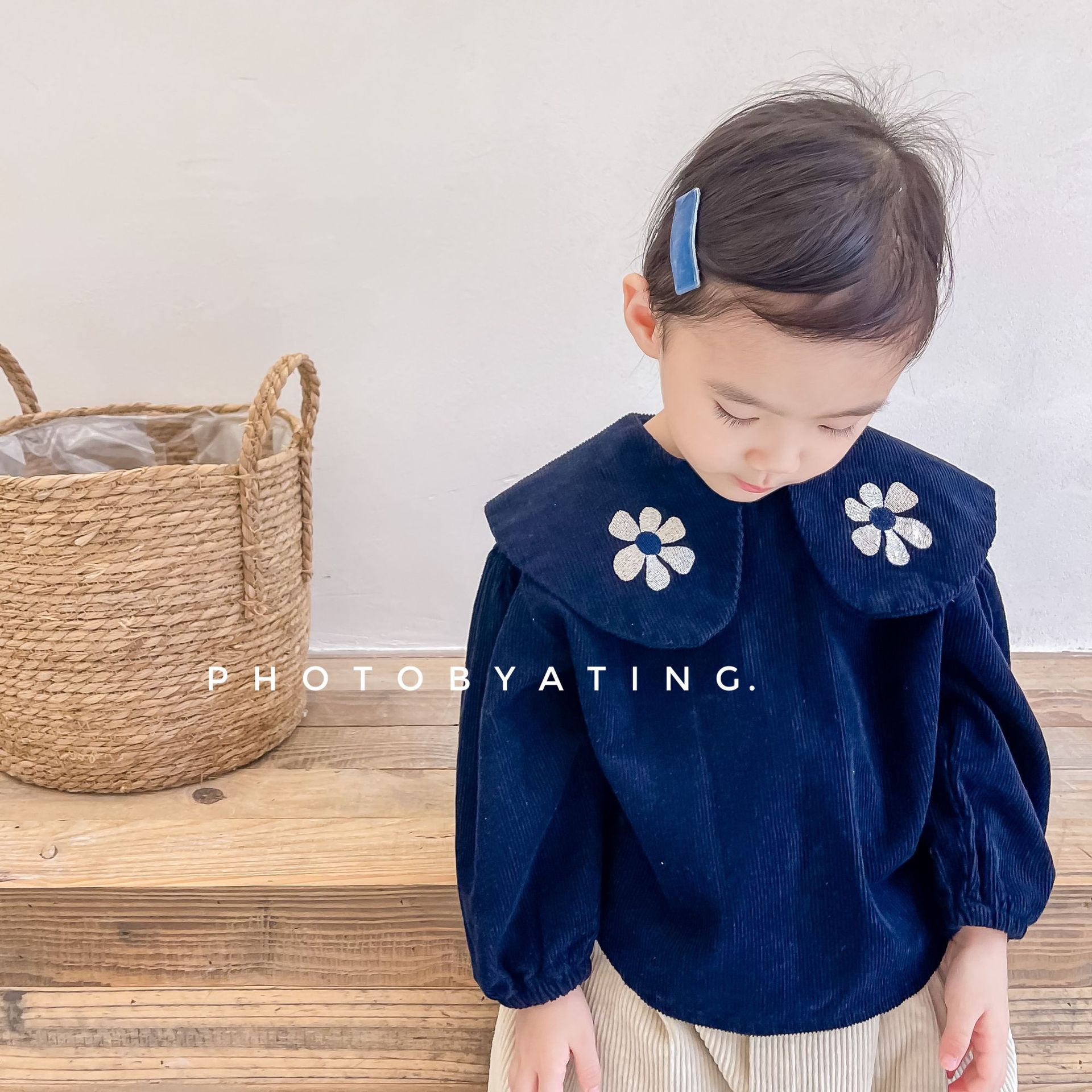 2025년 가을 신상 여아 셔츠 한국 스타일 아기 자수 - Baby Clothing Embroidery 리뷰 및 가격