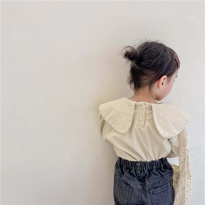 2025년 가을 신상 여아 셔츠 한국 스타일 아기 자수 - Baby Clothing Embroidery 리뷰 및 가격