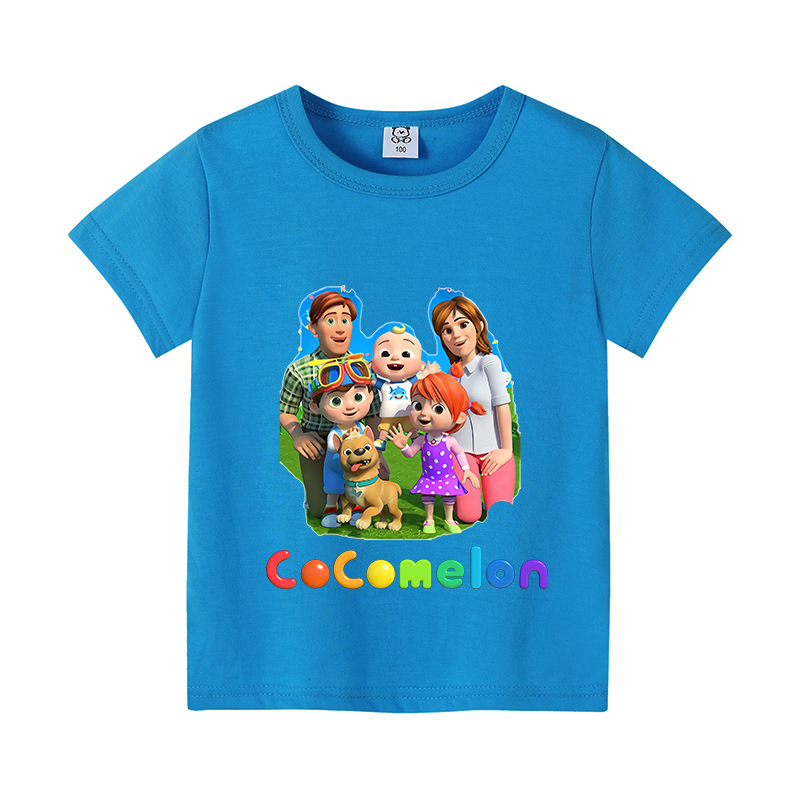 Cocomelons 베이비 티셔츠 애니메이션 코튼 반팔 - Baby Clothing For Girls 리뷰 및 가격