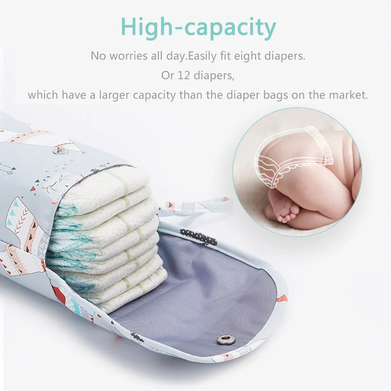 아기 기저귀 가방 정리함 재사용 가능 방수 습식/건식  - Baby Clothing Storage 리뷰 및 가격